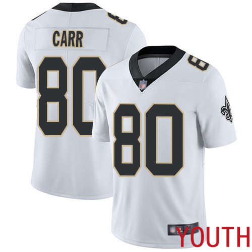 New Orleans Saints Limited White Youth Austin Carr Road Jersey NFL Football #80 Vapor Untouchable Jersey